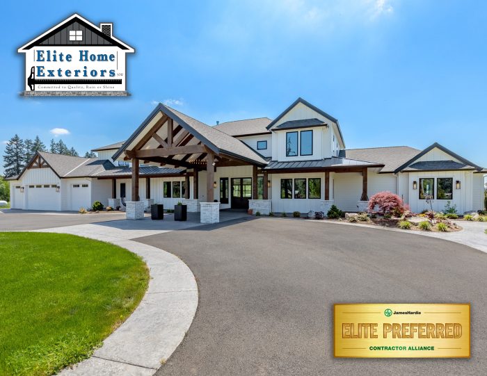 Arctic White Siding James Hardie by Elite Home Exteriors NW Siding Contractor