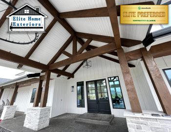 Arctic White Smooth Hardie Siding Contractor Board And Batten Hockinson Wa custom built hockinson home with hardie ELITE