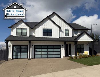 Custom Built Home in West Linn OR with James Hardie Siding Installation Elite Home Exteriors NW Contractor