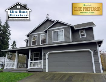 Hardie Lap Siding picture of home grey Vancouver WA