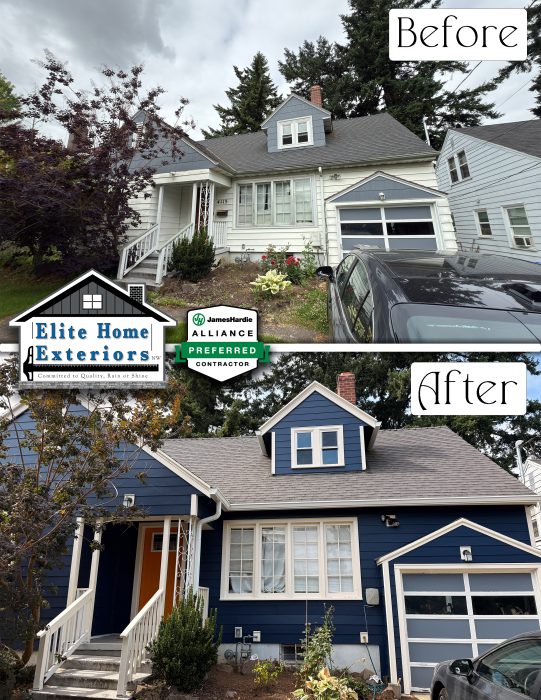 Portland Oregon 97218 Siding Contractors Elite Home Exteriors Nw ai Design Before And After house remodel pictures